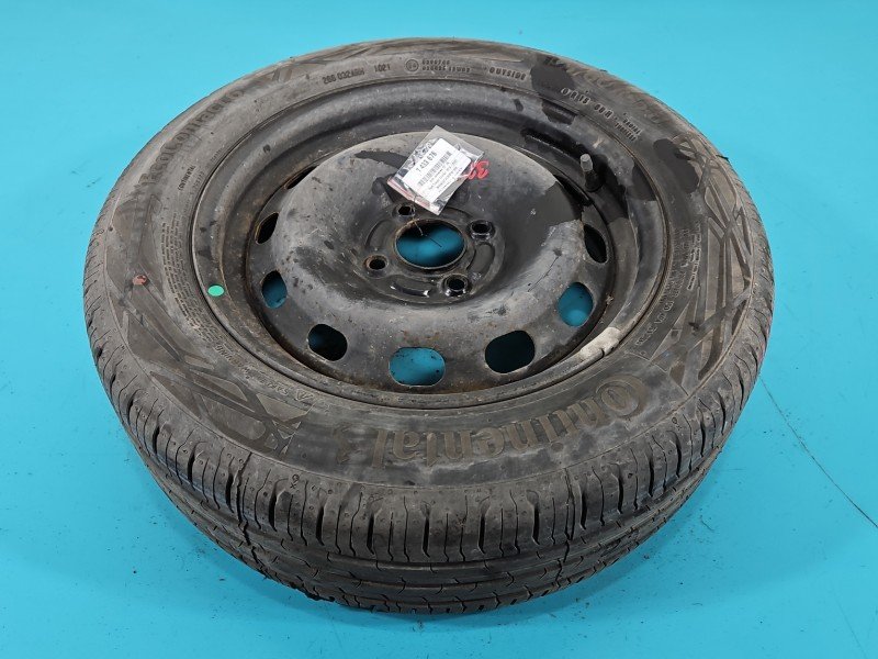 Koło zapasowe 15" dojazdowe dojazdówka Ford Transit Courier 14-23 Rozstaw śrub: 4x108, Continental, 195/60 ET37,5 6J 2021,... Koło zapasowe 15" dojazdowe dojazdówka Ford Transit Courier 14-23 Rozstaw śrub: 4x108, Continental, 195/60 ET37,5 6J 2021,...
