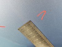 Błotnik przód prawy Honda Jazz II błękitny