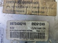 Komputer Sterownik silnika 09391249 Opel Astra II G 1.7 dti