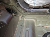 Pas tylny podłoga bagażnika Kia Rio IV 16-23 wanna HB ćwiartka