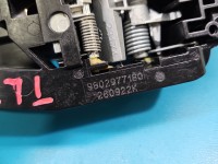 Klamka tył lewa zewnętrzna Peugeot Rifter 9802977180 Evl ciemnoszary lakier