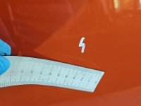 Maska przednia Opel Corsa F pomarańczowy KVH