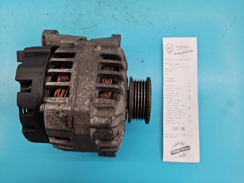 TEST Alternator Vw Passat B5 06B903016D 2.0 8V wiel