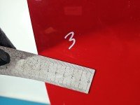 DRZWI PRZÓD PRAWE PASAŻERA Fiat Grande Punto 3d czerwony