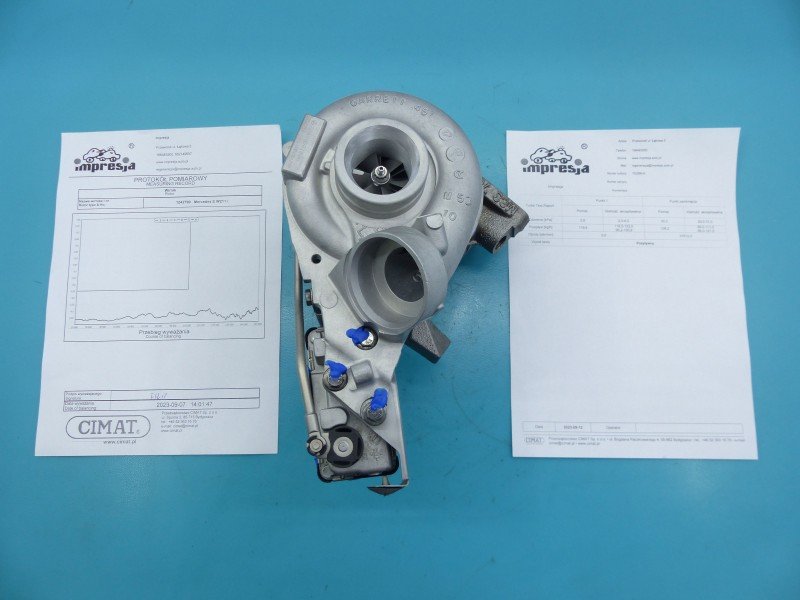 Turbosprężarka Regenerowana Mercedes W211 752990-6, A6460901080 2.2 cdi 163KM