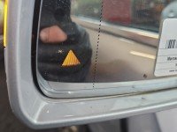 Lusterko lewe pin Mercedes CLS II C218 W218 218 sedan srebrny 775 4d europa