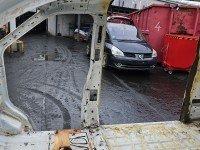 Próg prawy SŁUPEK ŚRODKOWY B Ford Transit MK8 13-17 HB 5d biały
