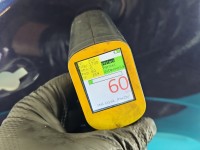 Błotnik przód lewy Opel Astra II G granatowy