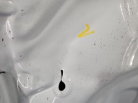 Maska przednia Jaguar XE X760 biały NER