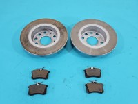 Tarcze hamulcowe tył klocki Audi A3 8P 1.6 FSI