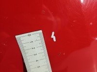 Maska przednia Chevrolet Aveo T250 czerwony