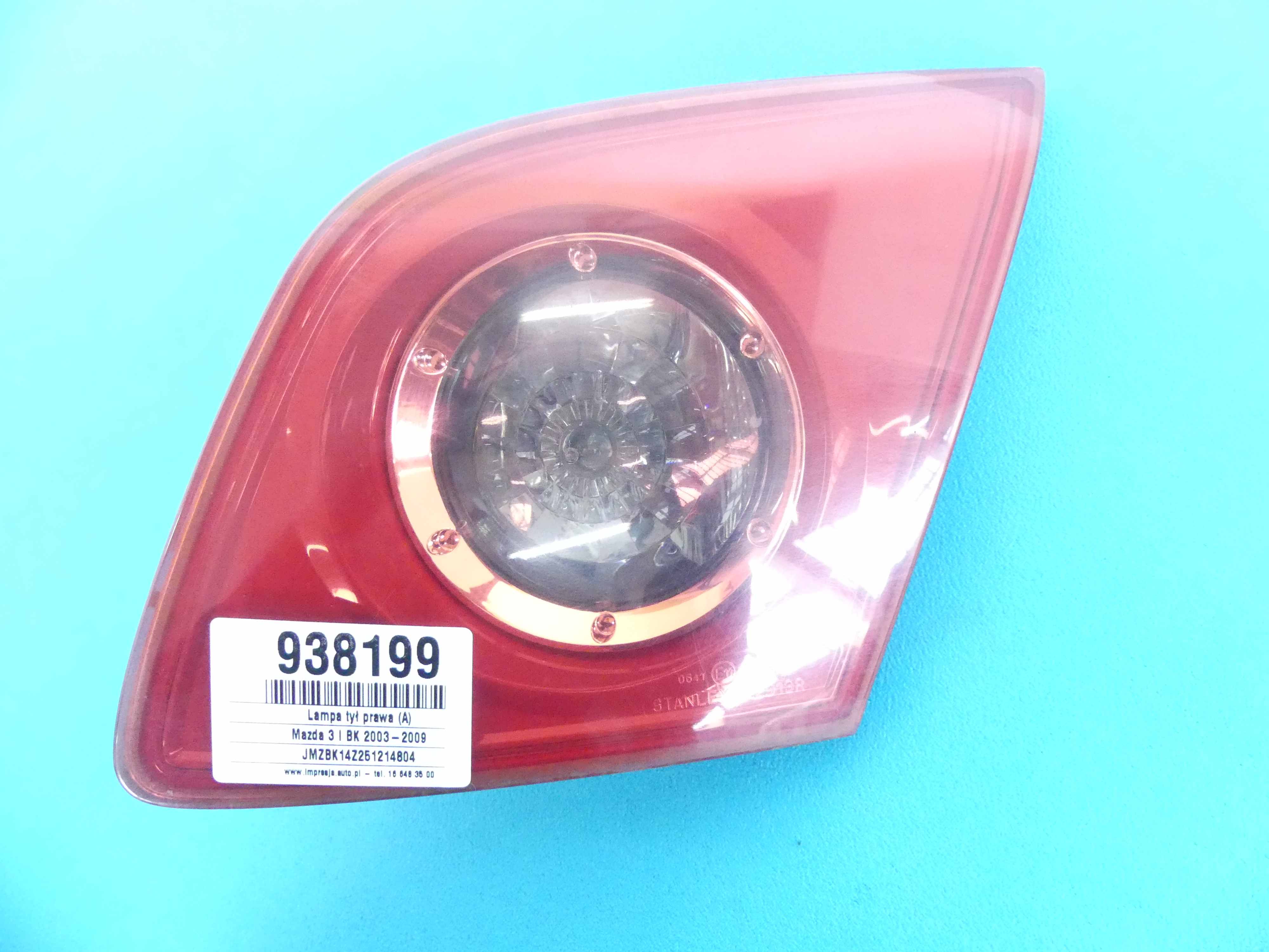 Lampa tył prawa Mazda 3 BK HB
