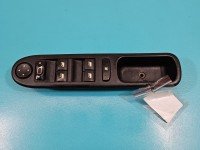 Przełącznik szyb Peugeot 307 53269704, 96531124XT Peugeot, Europejska, 4x szyba + lusterek, Wytarty panel EU
