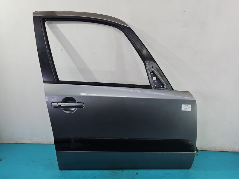 DRZWI PRZÓD PRAWE PASAŻERA Suzuki Sx4 I 06- 5d srebrny