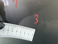 Drzwi tył lewe Lexus IS III 14-25 sedan 4d szary 1J7