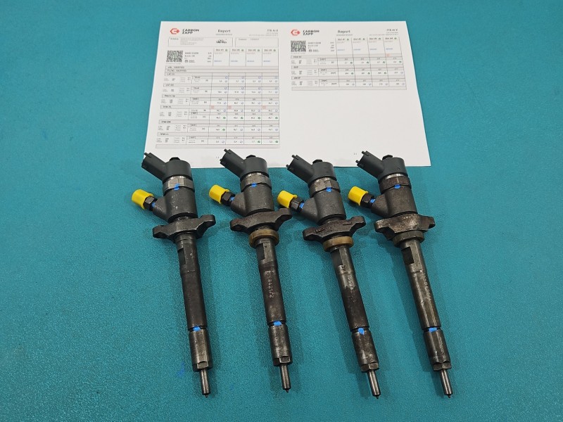 TESTOWANY Wtryskiwacz komplet Ford Focus C-Max I MK1 0445110259 1.6 TDCI