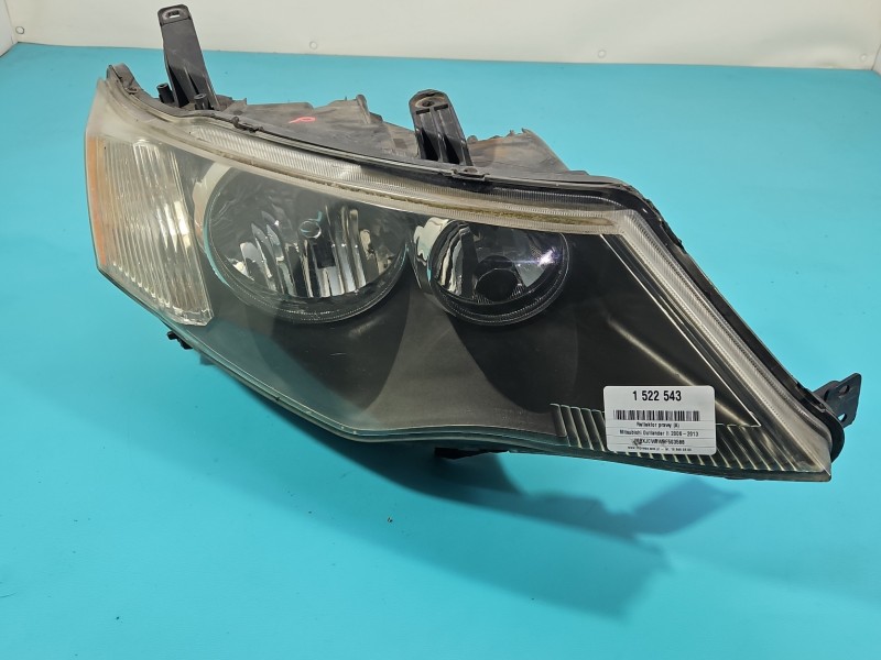 Reflektor prawy lampa przód Mitsubishi Outlander II EUROPA