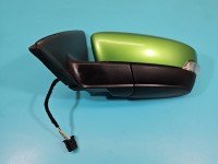 Lusterko lewe pin Skoda Fabia III HB zielony LF6Z 5d europa