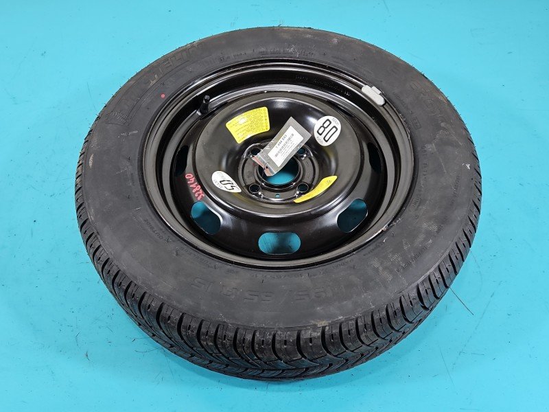 Koło zapasowe 15" dojazdowe dojazdówka Citroen C4 I Rozstaw śrub: 4x108, Michelin, 4X108 195/65 MICHELIN 2006R, 6J, Koło zapasowe 15" dojazdowe dojazdówka Citroen C4 I Rozstaw śrub: 4x108, Michelin, 4X108 195/65 MICHELIN 2006R, 6J,
