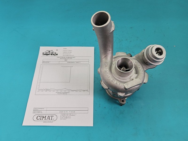 Turbosprężarka Regenerowana Renault Trafic II 703245-2, GT1543, H106052-7700105102C 1.9 dci 82KM