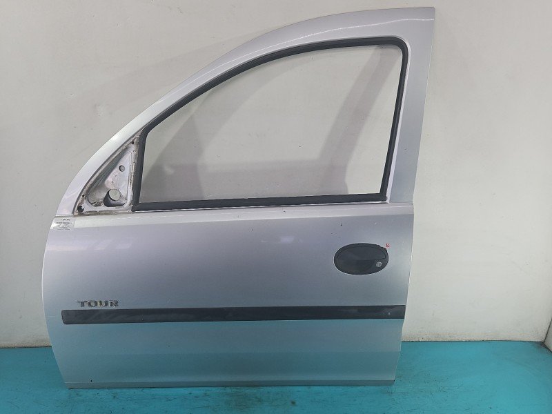 DRZWI PRZÓD LEWE KIEROWCY Opel Combo C 5d srebrny