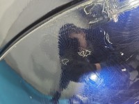 Zderzak tył Opel Astra II G granatowy HB