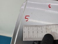 Drzwi tył lewe Skoda Octavia I HB 5d srebrny 9102