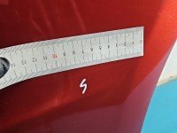 Drzwi tył lewe AUDI Q5 08- HB 5d bordowy LY3M