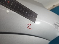 Błotnik przód prawy Ford Focus Mk1 srebrny 08