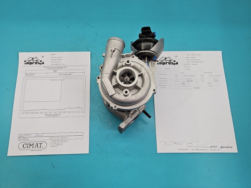 Turbosprężarka Regenerowana Ford S-max I MK1 760774-2, JK200230F, 9658725580 2.0 TDCI 140KM