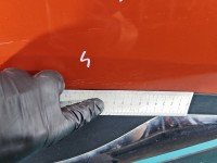 Drzwi tył lewe Renault Captur I HB 5d pomarańczowy BIXNQ