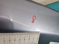 Błotnik przód prawy Renault Megane III niebieski TERNR - BLUE