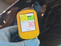 Błotnik przód lewy Lancia Thema II 11-14 czarny PX8