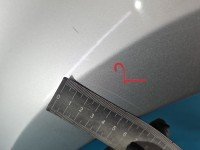 Błotnik przód lewy Renault Modus srebrny