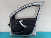 DRZWI PRZÓD PRAWE PASAŻERA Dacia Sandero I 08-12 5d srebrny