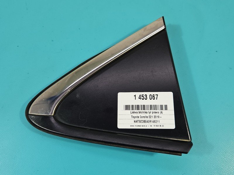 Listwa błotnika tył prawa Toyota Corolla E21 19- 62505-02050