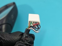 Lusterko prawe Toyota Yaris III elektryczny, Europejska, Kod lakieru: 040, 7 pin europa