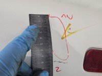 Drzwi tył lewe Ford Transit Connect I MK1 HB 5d biały AA