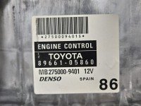 Komputer Sterownik silnika 89661-05860 Toyota Avensis II T25 1.8 16V
