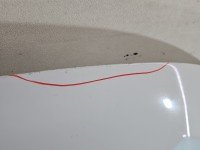 Maska przednia Peugeot 207 biały