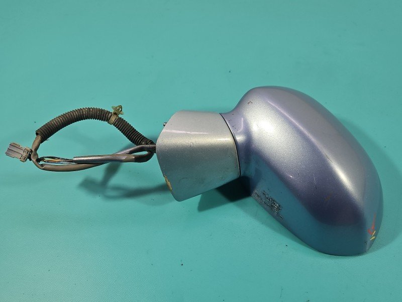Lusterko lewe pin Honda Jazz II HB 5d kolor błękitny B506M europa Lusterko lewe pin Honda Jazz II HB 5d kolor błękitny B506M europa
