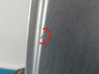Drzwi tył lewe Ford Fiesta Mk6 HB 5d srebrny 62