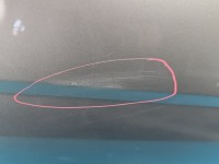 Drzwi tył prawe Mercedes W204 sedan 4d 792