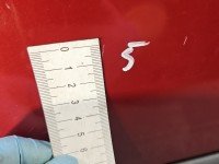 Drzwi tył prawe Renault Clio II HB 5d bordowy TEB76
