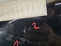 Błotnik przód lewy Mazda Cx-7 czarny A3F