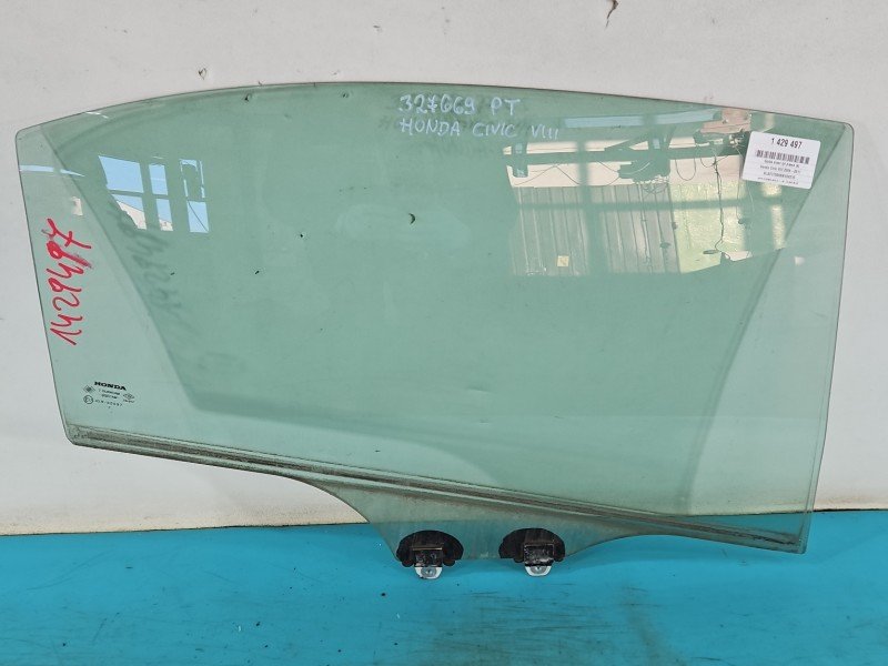 Szyba drzwi tył prawa Honda Civic VIII UFO sedan