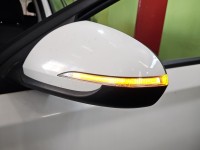 Lusterko lewe Hyundai I30 III 16- elektryczny, Europejska, Kod lakieru: PYW, Pęknięty kierunkowskaz, nie działająca...