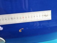 Klapa tył Skoda Fabia II HB 5d niebieski 4590