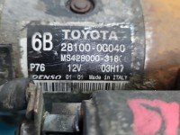 TEST Rozrusznik Toyota Rav4 III 05- 2.2 D4D (2AD) 28100-0G040