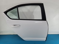 Drzwi tył prawe Skoda Octavia III HB 5d biały LF9E